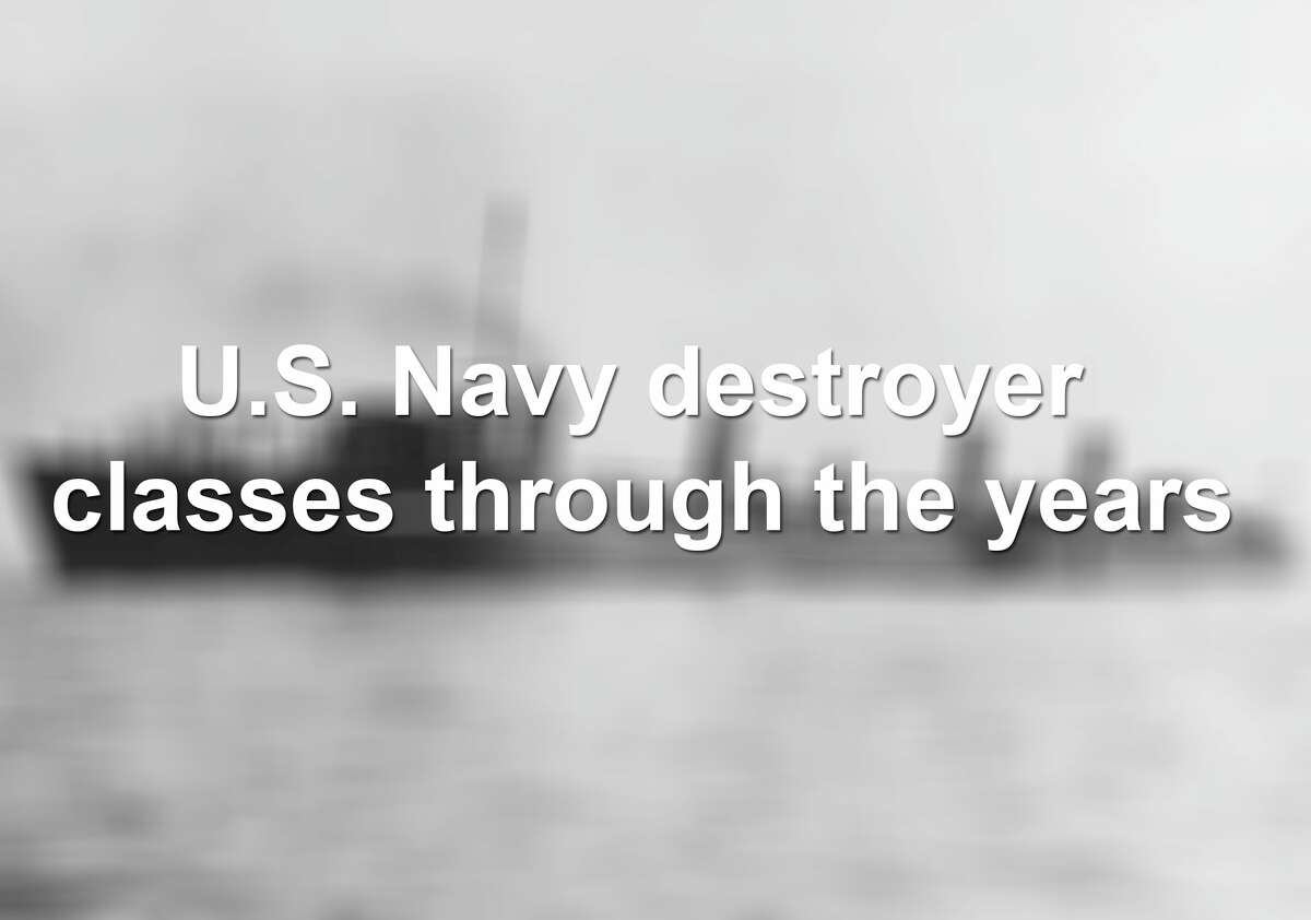 Scroll through to see the U.S. Navy destroyer classes over the years.