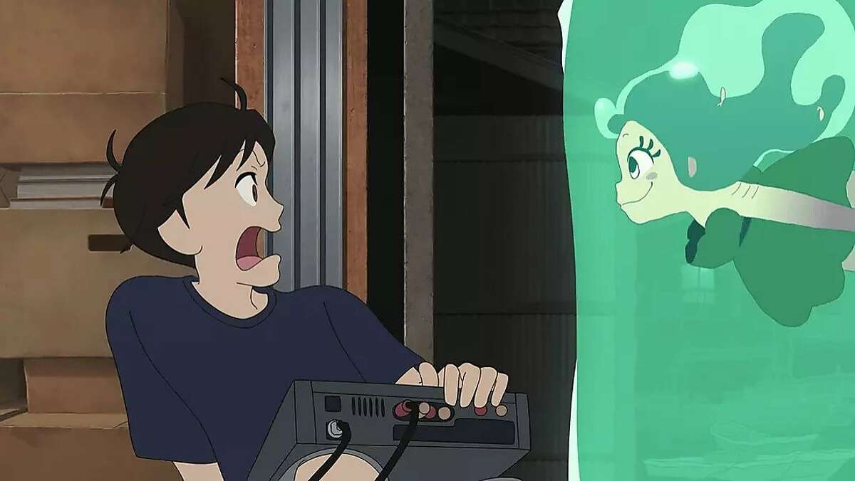 Masaaki Yuasa's "Lu Over the wall" is about Kai, a gloomy middle school student whose life changes after meeting Lu, a mermaid.