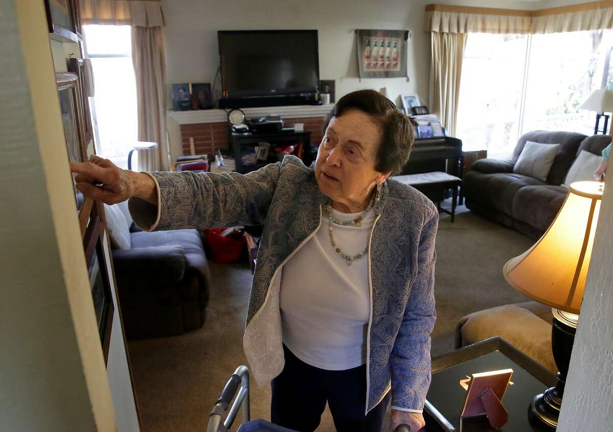 Janet Abelson at her home in El Cerrito, Calif. on Mon. April 23, 2018. Abelson has been renting a room to Blanca Ornelas in her home since April 1st.