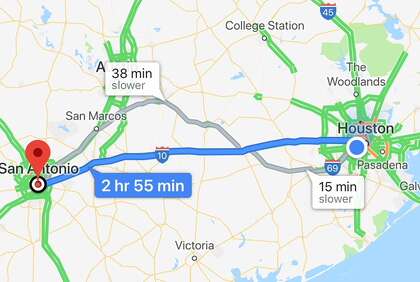 Houston To San Antonio Map Road trip! Taking our new T Mobile service to San Antonio 