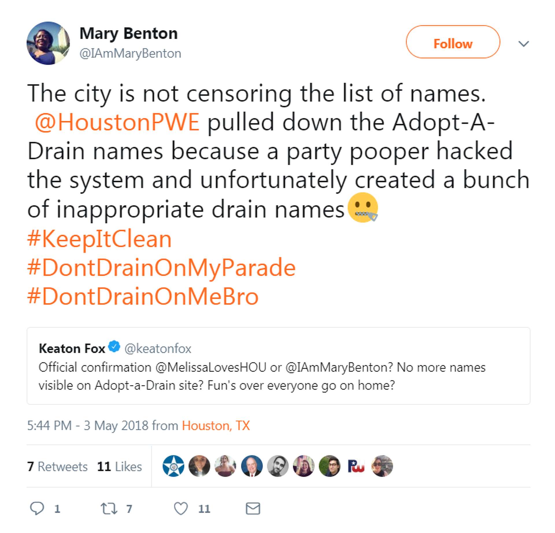 Houston tweaks Adopt-A-Drain website, rules after sewers linked to sex toy  retailer