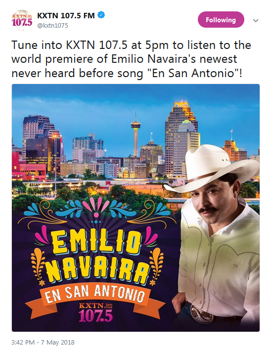 Never Heard Emilio Navaira Song En San Antonio To Be Released Posthumously