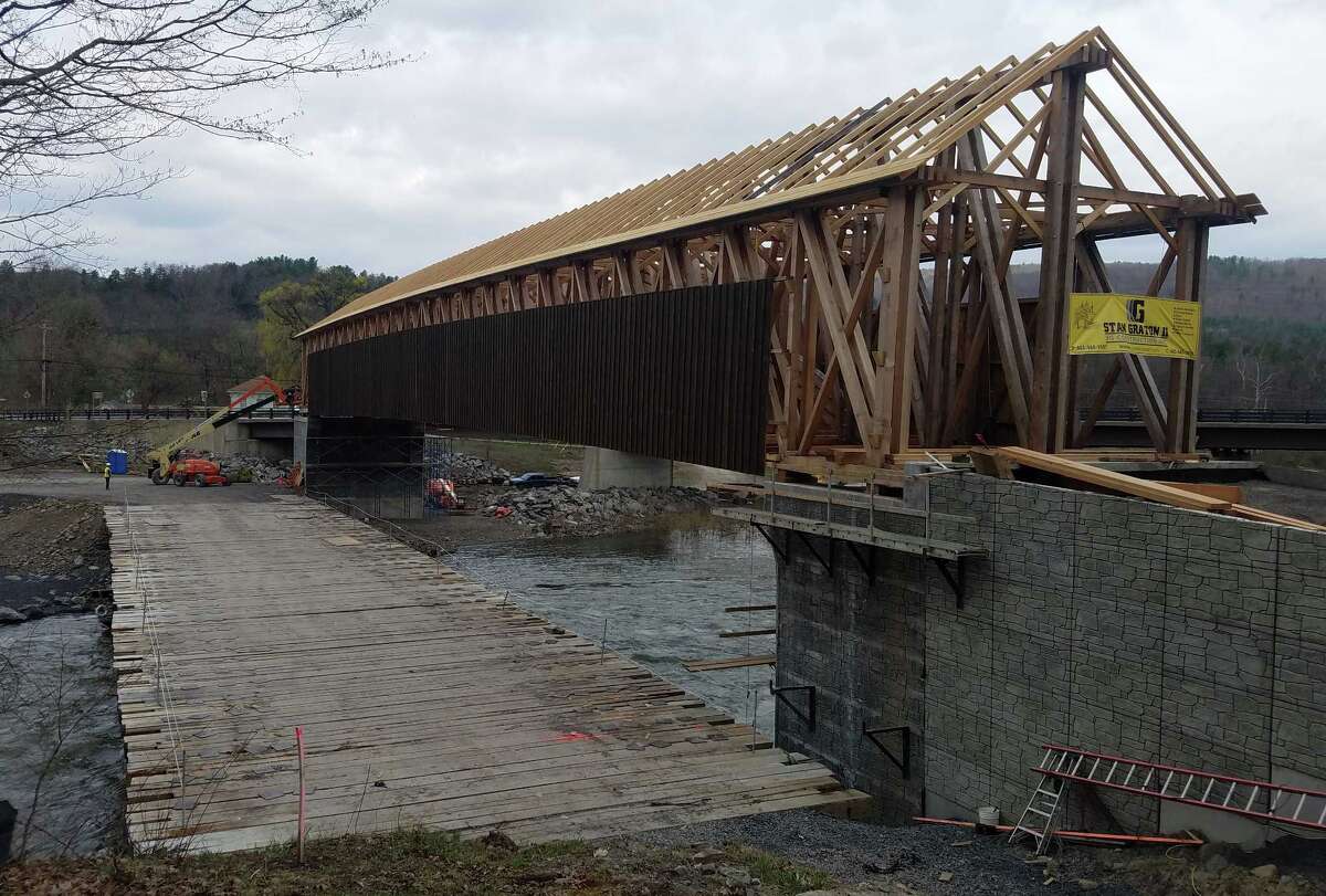 Historic Blenheim Covered Bridge, destroyed in 2011, officially reborn