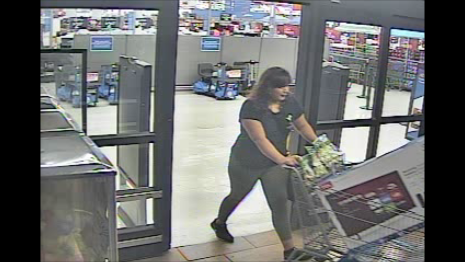 LPD: Woman caught on camera stealing 4 TVs from local store