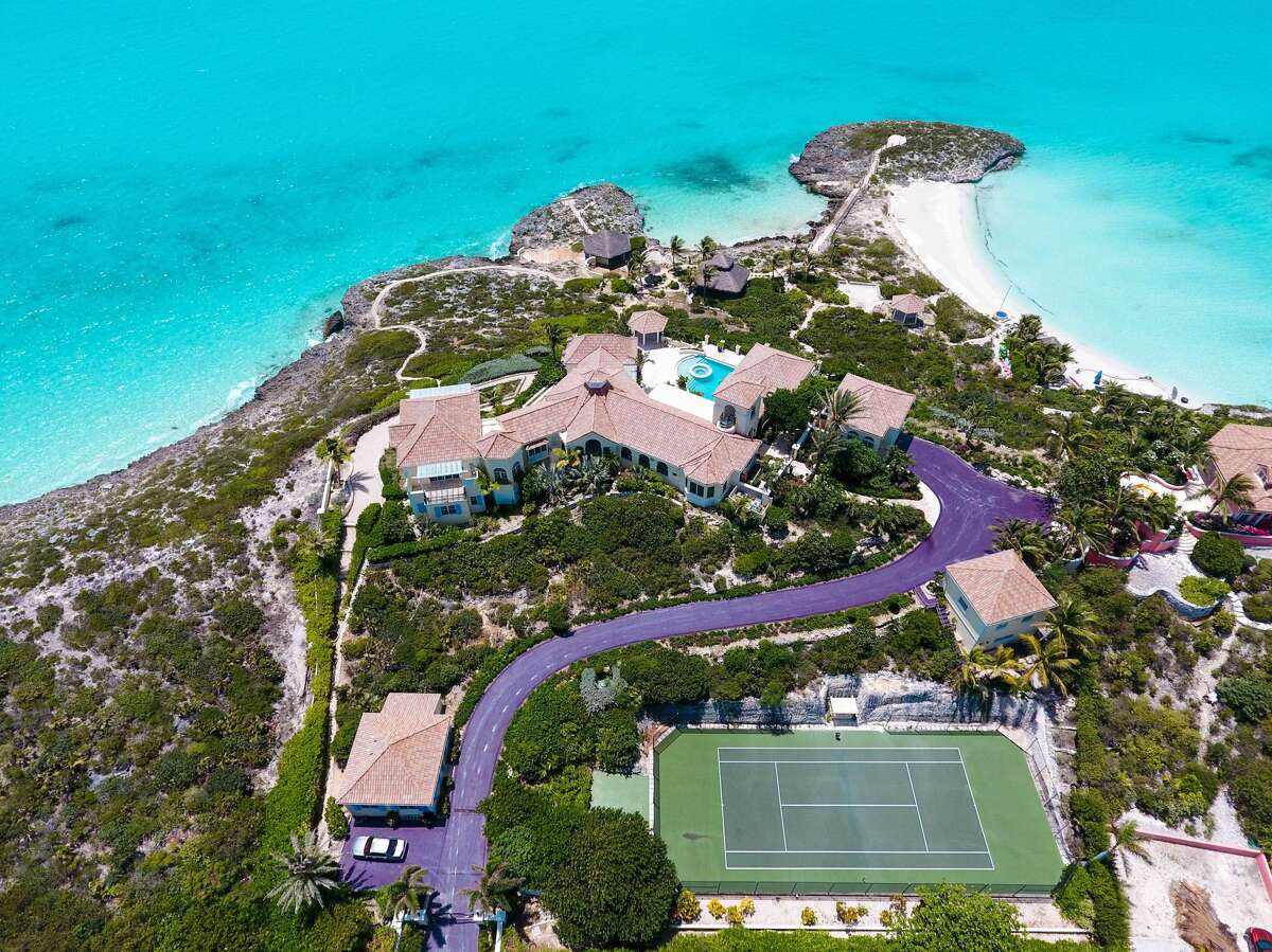 Prince's Carribbean estate, complete with purple driveway, goes up for