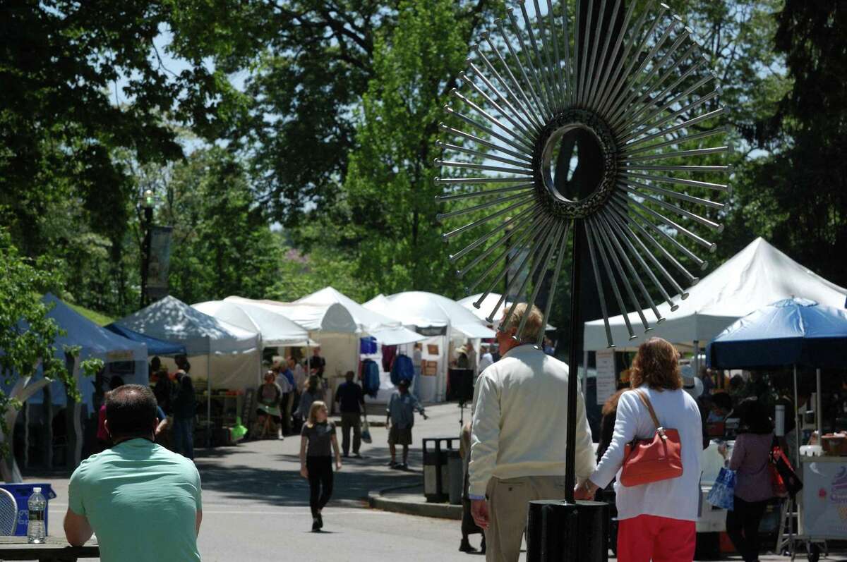 The Bruce Museum’s 33rd Annual Outdoor Crafts Festival takes place on the grounds of the museum in Greenwich, May 19 and 20.