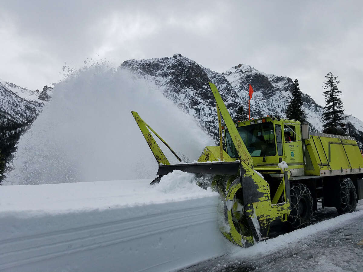 During the first week of clearing state Route 20, the snow blowers took on a big role.