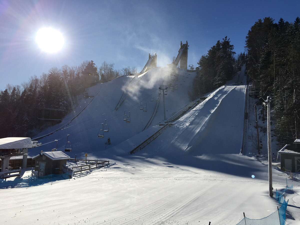 A third ski jumping tower is being planned in Lake Placid at the complex built for the 1980 Olympic Games, according to the Olympic Redevelopment Authority. (Photo by Eric Anderson / Times Union)