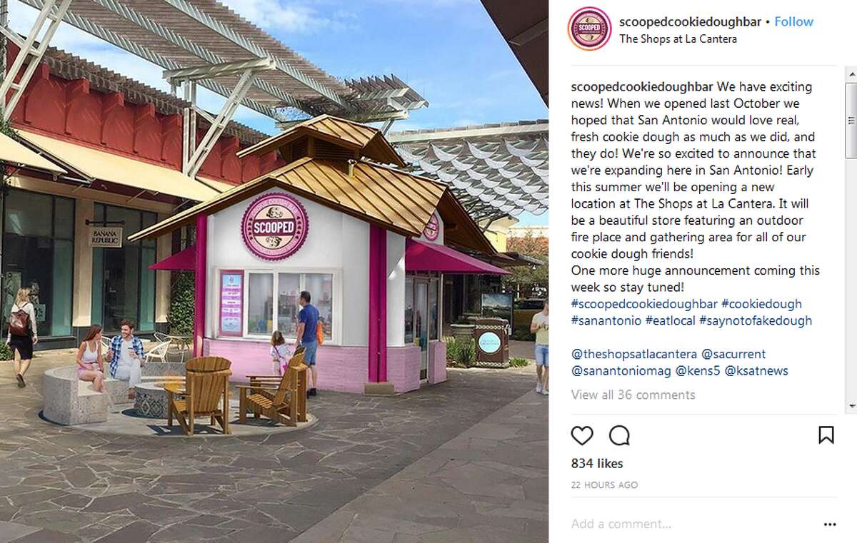 Scooped announced the news of its expansion to The Shops at La Cantera with this Instagram post.