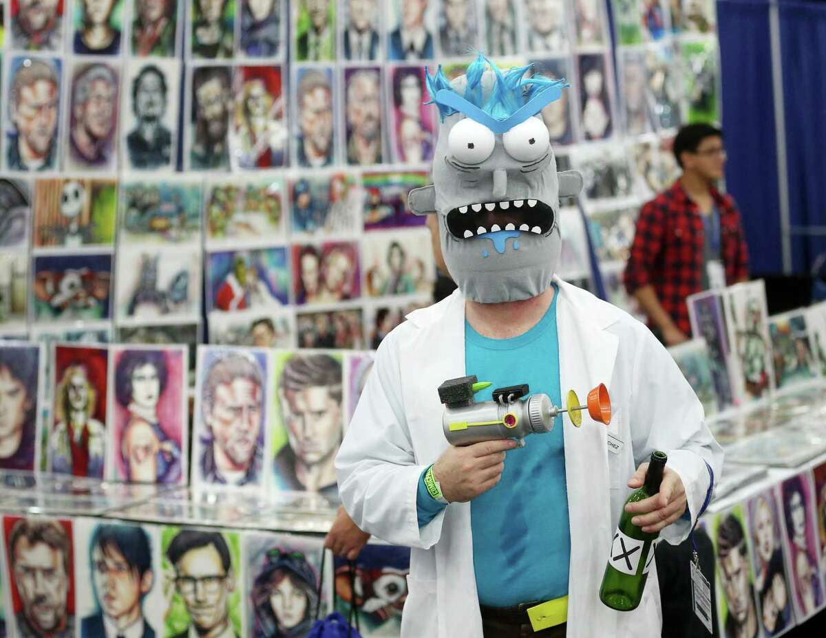 Cosplay is the name of the game at Comicpalooza at the George R. Brown Convention Center.