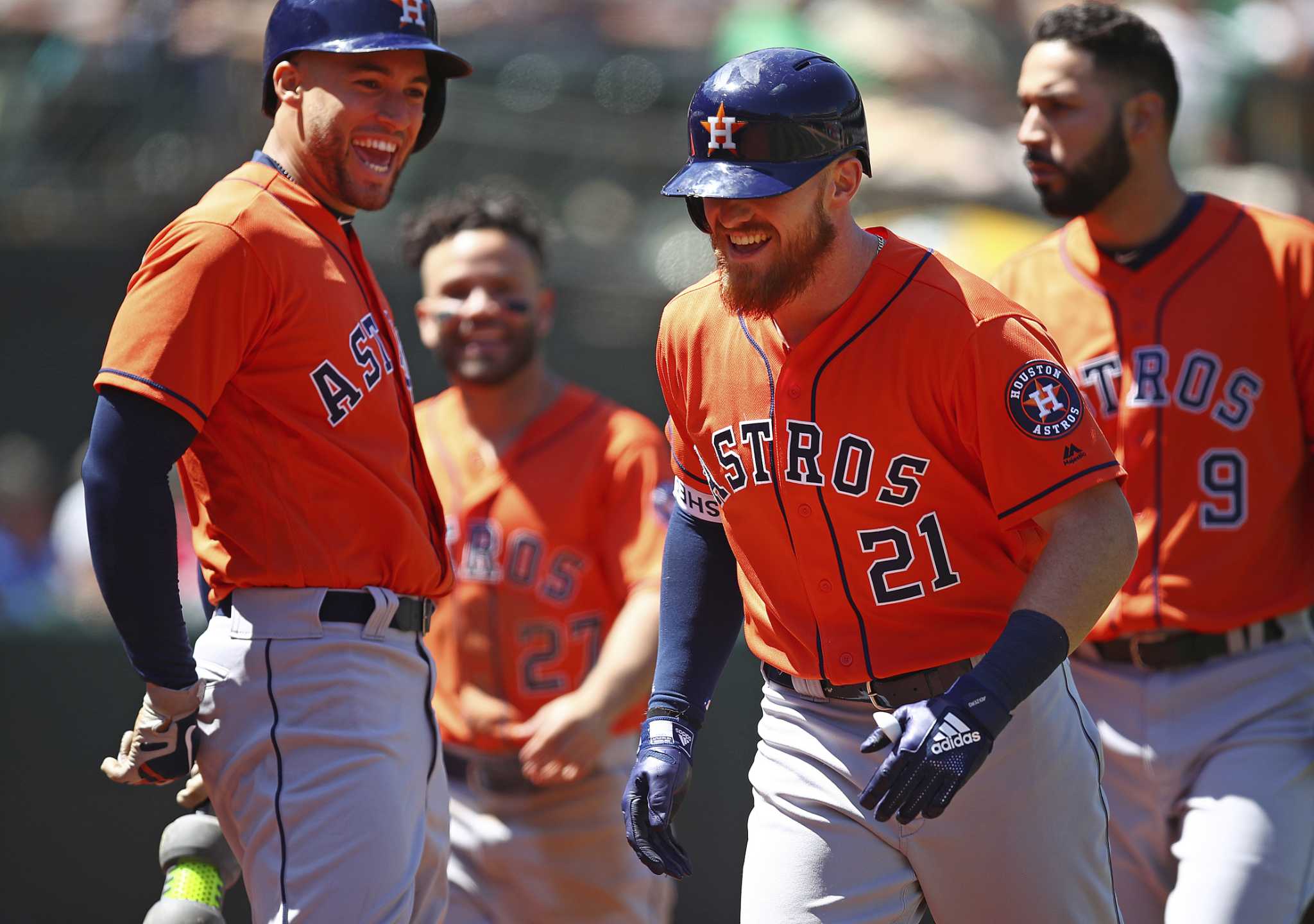 Astros getting offensive charge from bottom of lineup