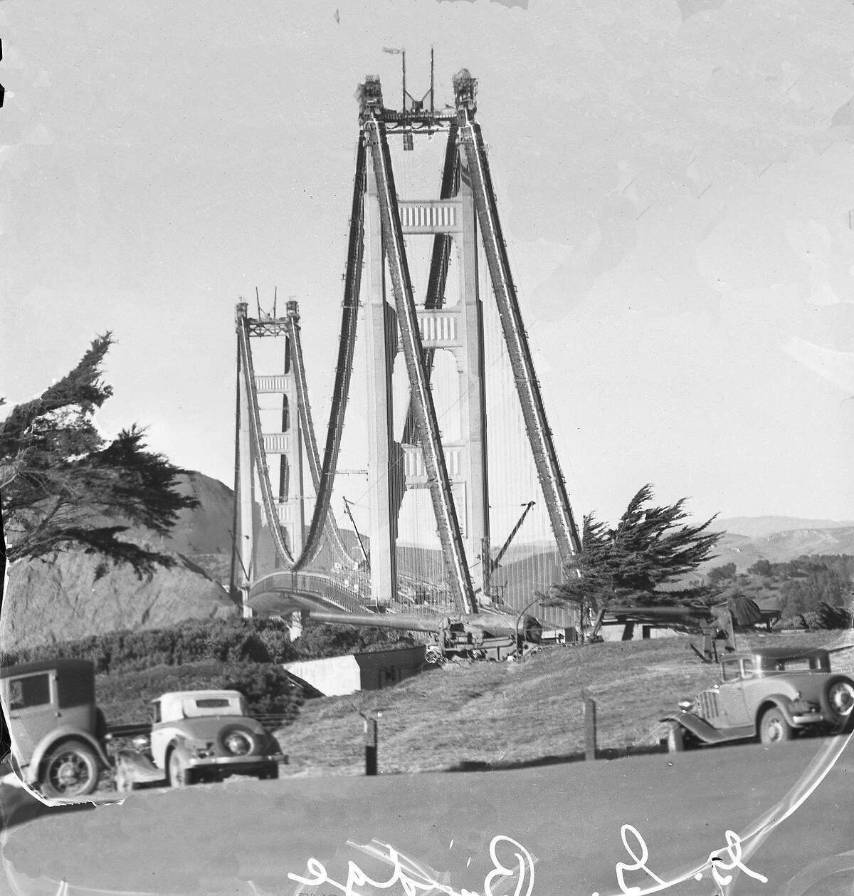 1930s Golden Gate Bridge construction photos rescued from ruin