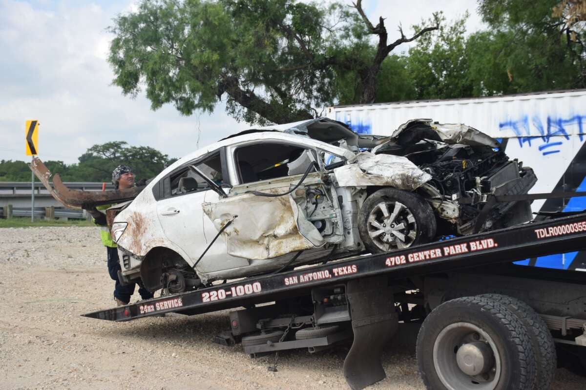 A driver was killed on Thursday, May 10, 2018, after plunging off Interstate 35 and into a ravine near Medina River.