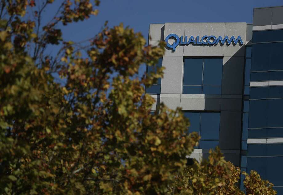 SAN JOSE, CA - NOVEMBER 01:  A sign is posted at a Qualcomm office on November 1, 2017 in San Jose, California. As Apple and Qualcomm remain locked in a lengthy legal battle over patents and royalties held by Qualcomm, Apple is beginning to design prototypes of iPhones and iPads that will use Intel modems instead of Qualcomm modems.  (Photo by Justin Sullivan/Getty Images) ORG XMIT: 775069160 Photo: Justin Sullivan / 2017 Getty Images