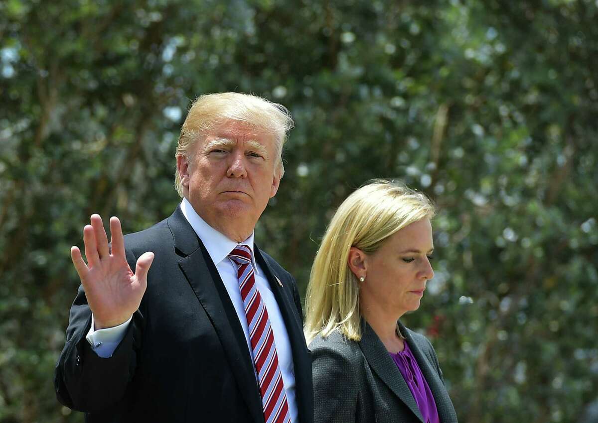 President Trump has clashed with Homeland Security Secretary Kirstjen Nielsen for weeks about his belief that more should be done to secure the border with Mexico.