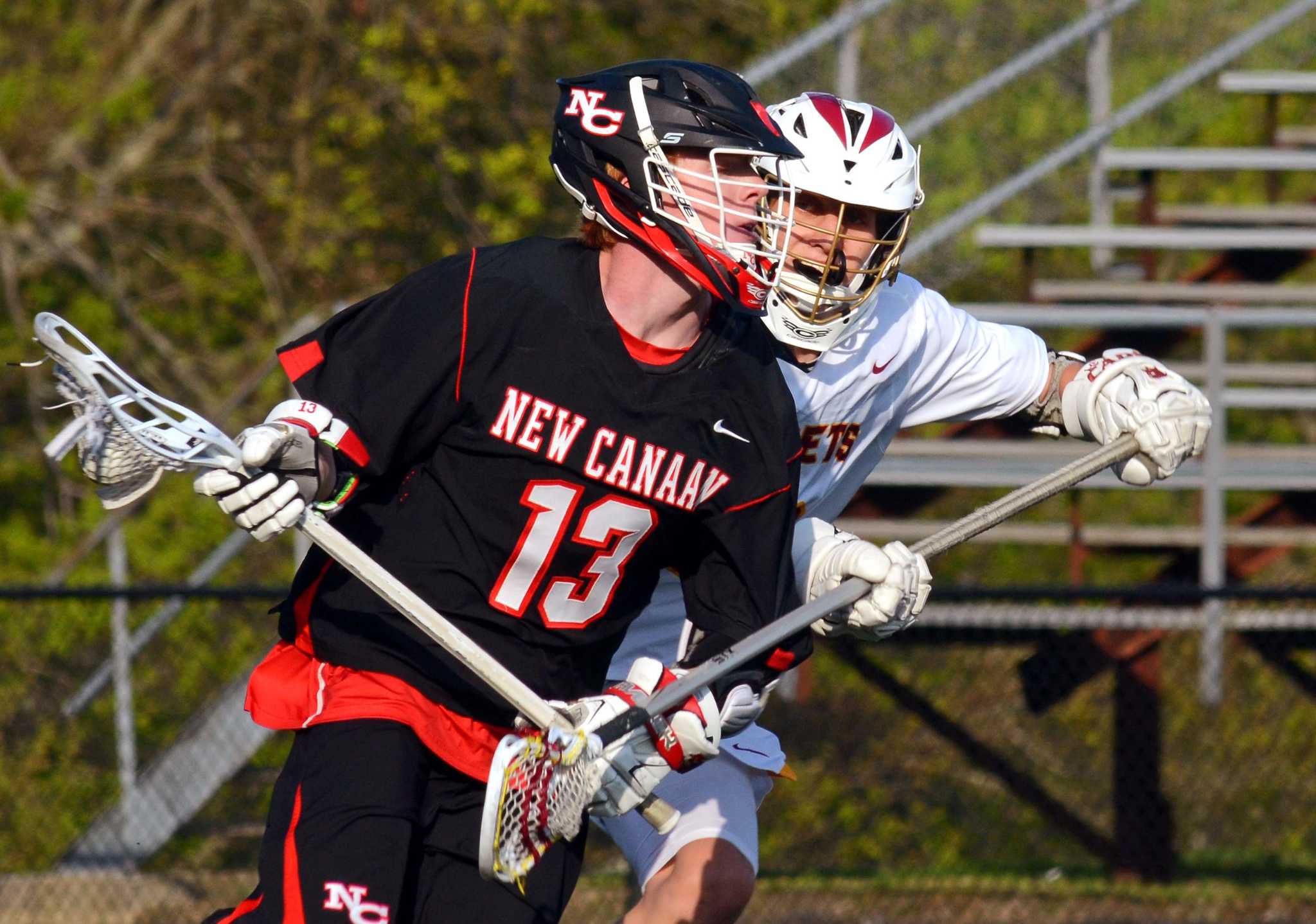 Boys lacrosse New Canaan runs past St. Joseph