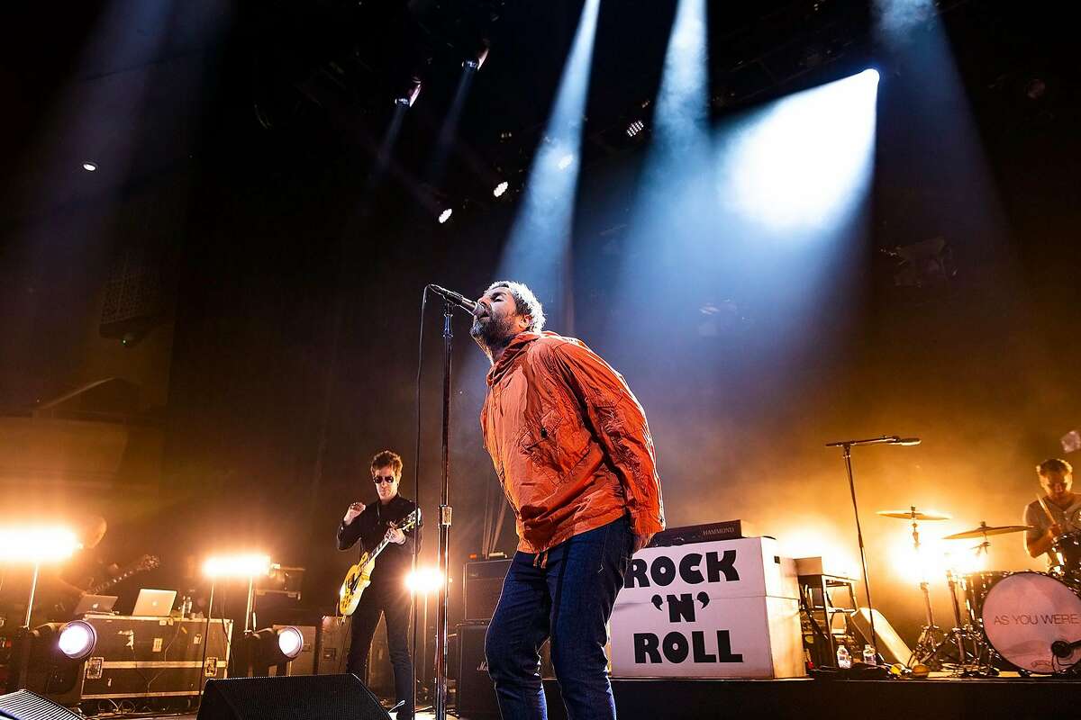 Liam Gallagher, former singer of Oasis, performs at the Masonic in San Francisco on Thursday, May 10, 2018.