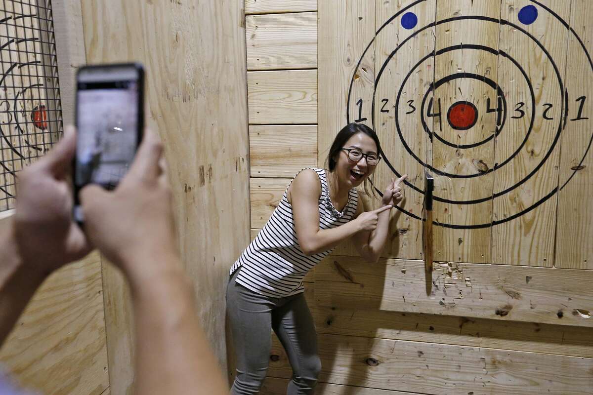 Axthrowing the latest trend in fun in San Antonio