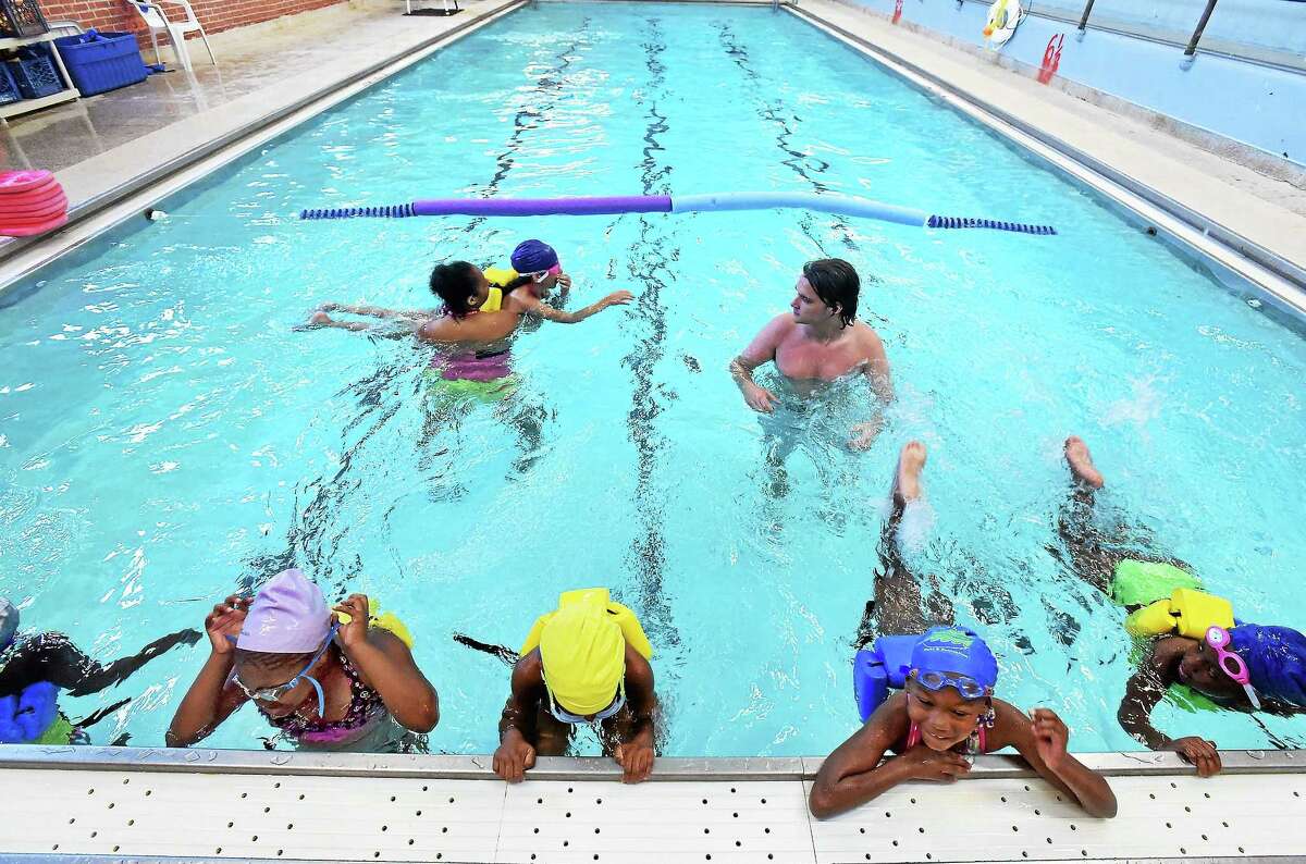 The pool at LEAP in New Haven, which is the recipient of a grant from the Hearst Foundations.