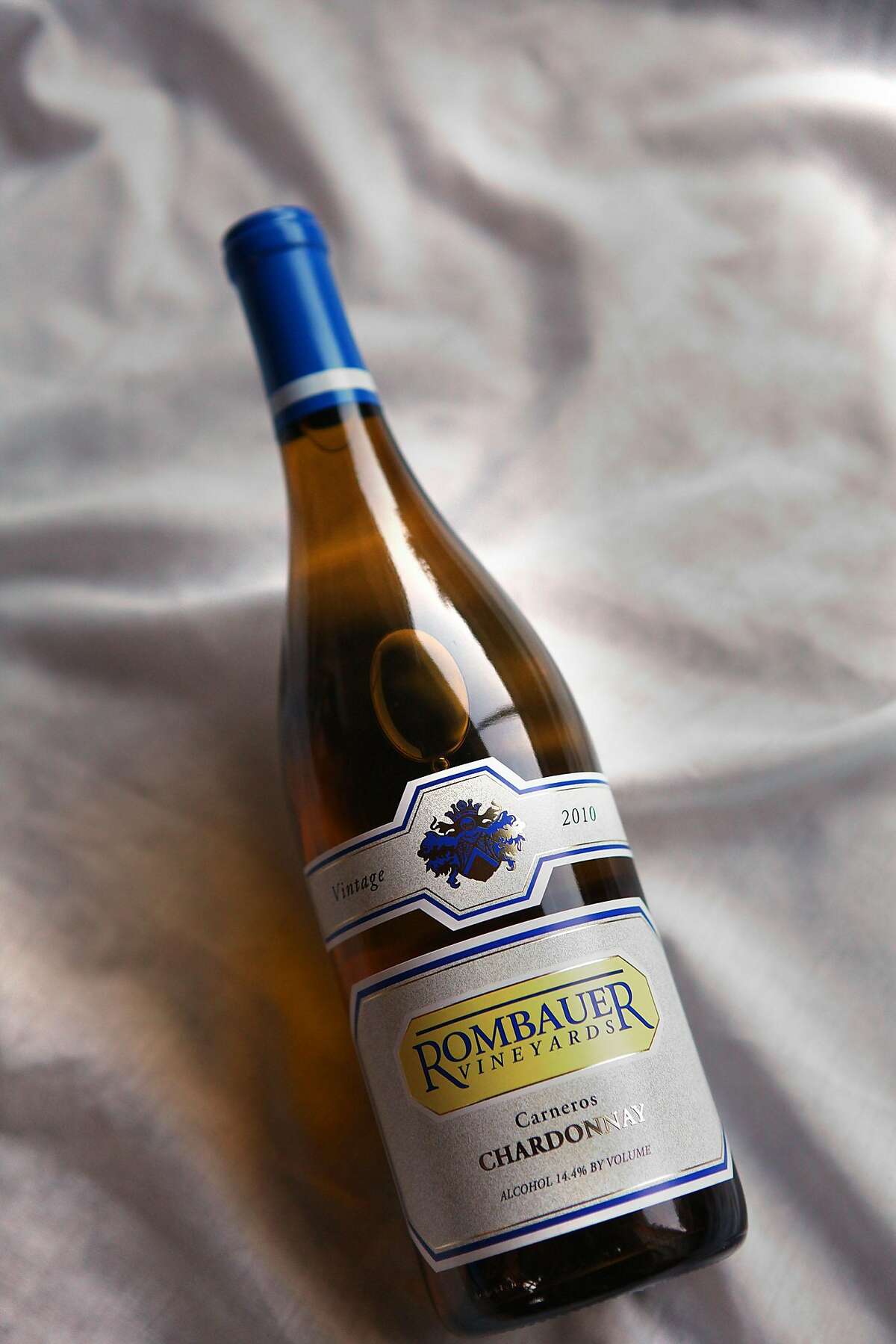 One of Timothy Ferriss' s favorite objects is his favorite bottle of chardonnay wine from Rombauer vineyardson Friday, December 2, 2011, at home in San Francisco, Calif.