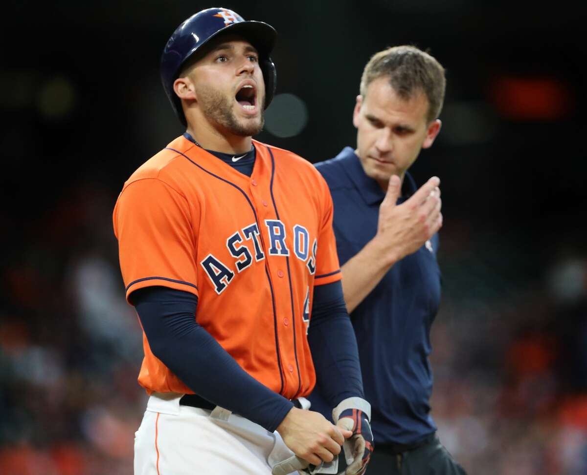 George Springer  George springer, Cute baseball players, Houston astros  baseball