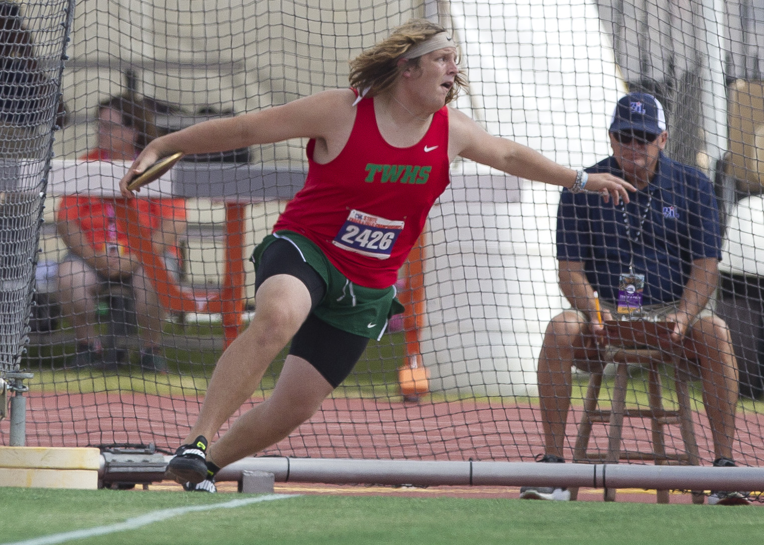 TRACK AND FIELD The Woodlands' Piperi earns bronze in discus