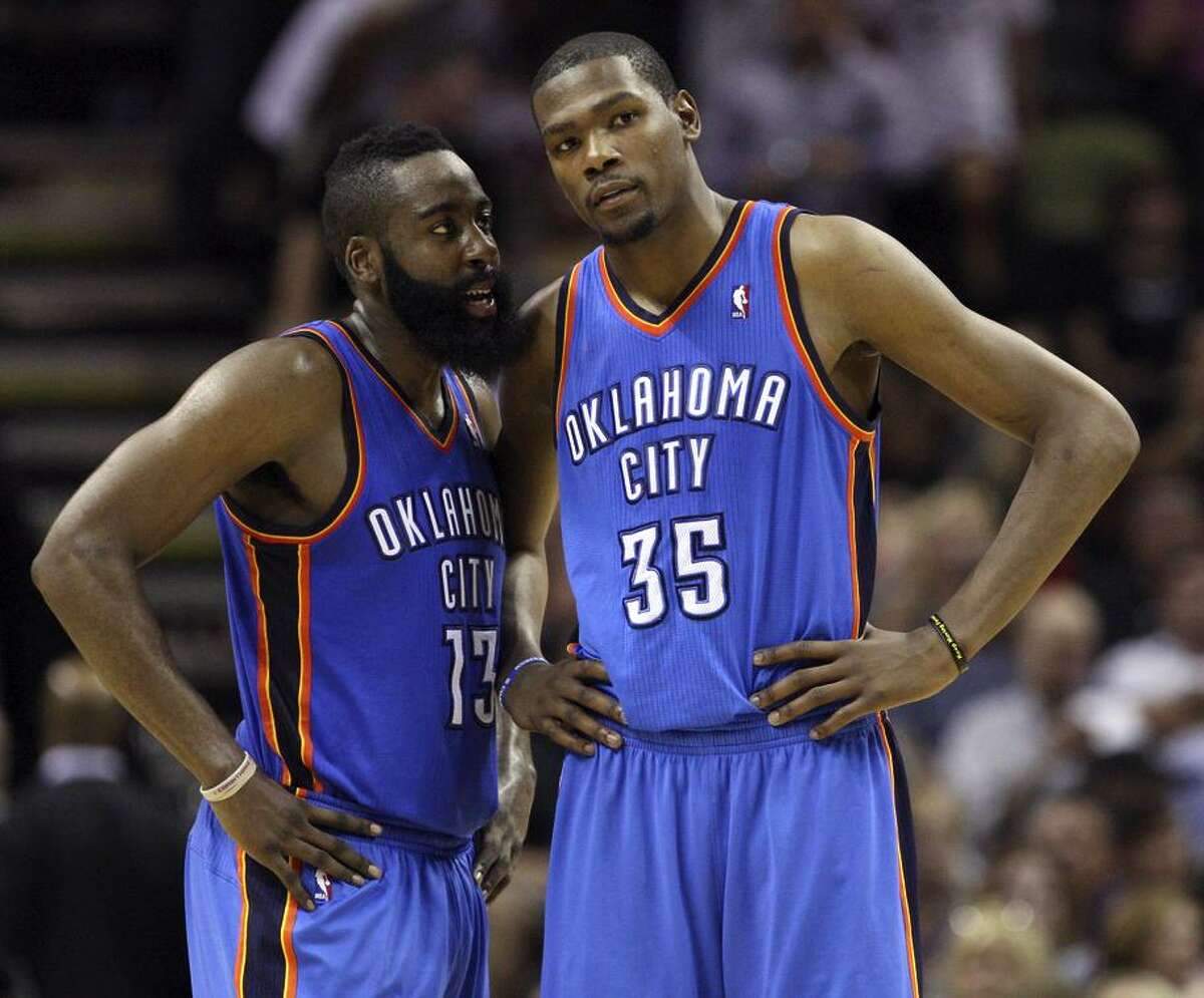 Practice wars shaped Kevin Durant, James Harden into MVP-type players
