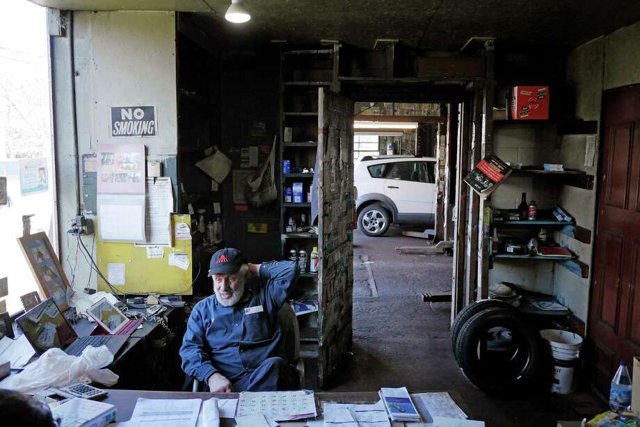 Sid Stark, owner of Sid Stark's Garage, talks about his years of being a mechanic during an interview on Monday, May 7, 2018, in Saratoga Springs, N.Y. Stark is closing his shop and retiring later this month.  (Paul Buckowski/Times Union) Photo: PAUL BUCKOWSKI / (Paul Buckowski/Times Union)