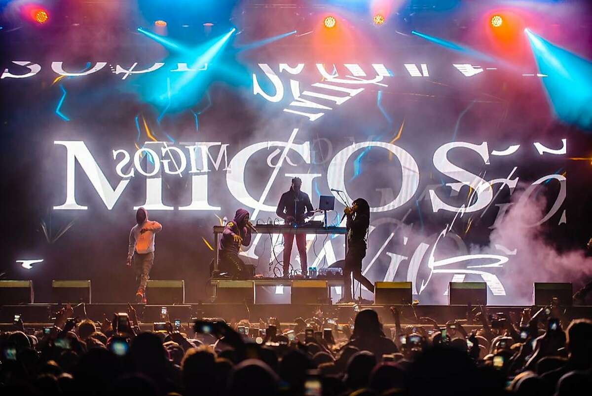 Migos performed at Blurry Vision Fest in Oakland on May 13, 2018.