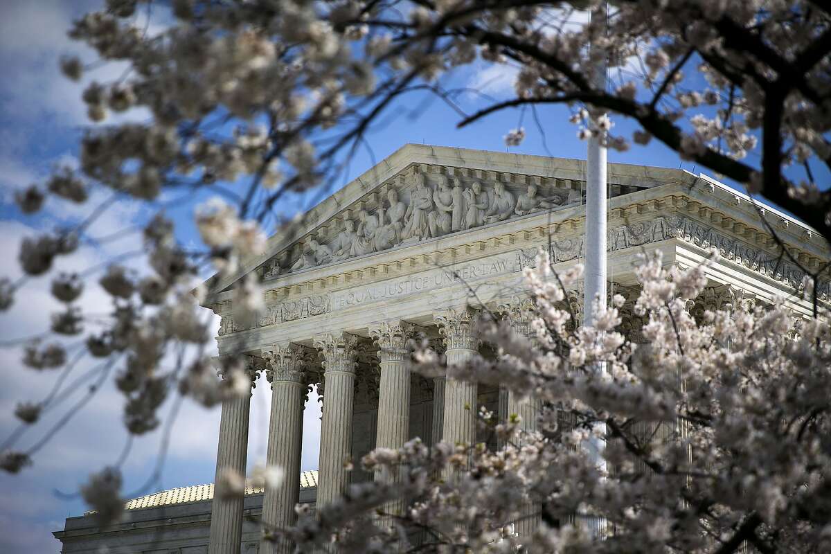 The U.S. Supreme Court building stands in Washington on April 10, 2018. MUST CREDIT: Bloomberg photo by Al Drago.