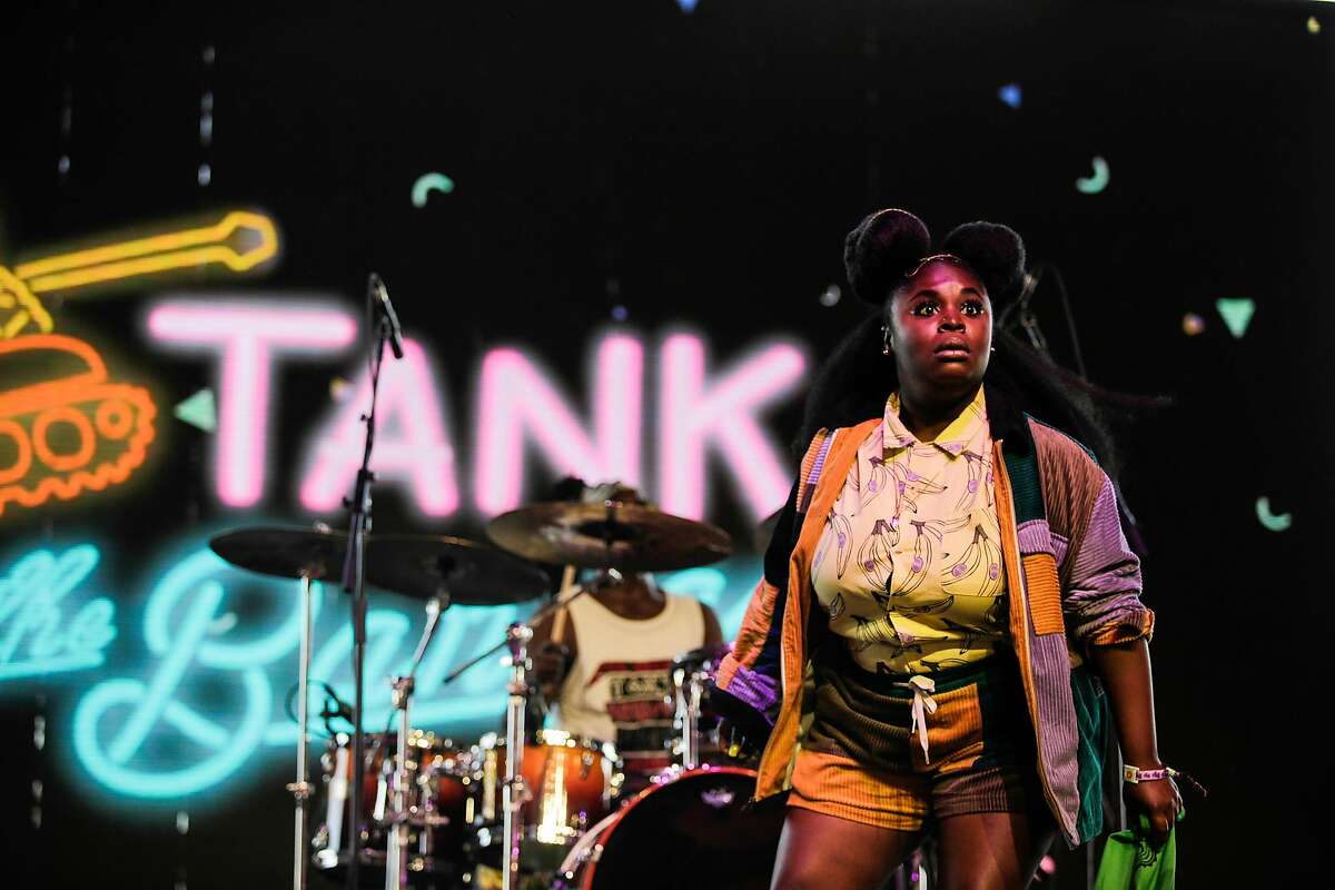 Tank and the Bangas perform during the final weekend of the Coachella Music and Arts Festival in Indio, Calif., on Friday, April 20, 2018. (Maria Alejandra Cardona/Los Angeles Times/TNS)
