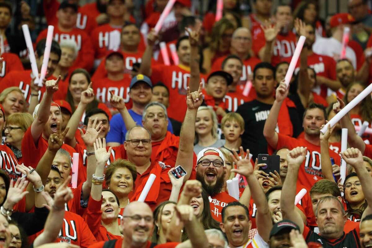Celebrities at Game 1 of Rockets-Warriors series