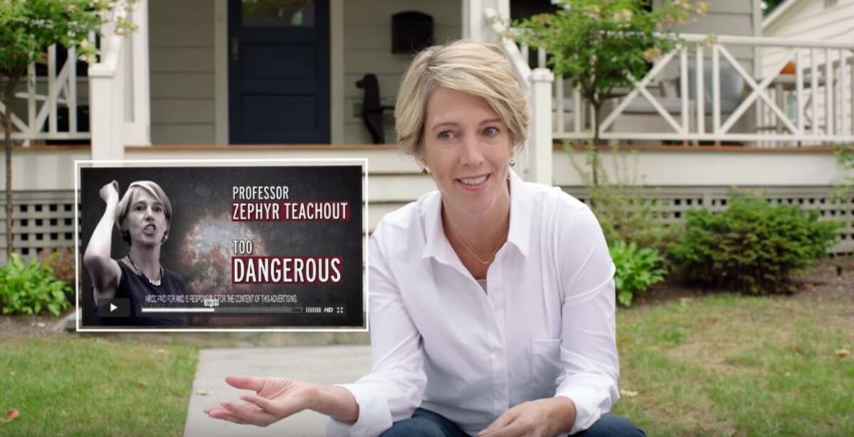 Democratic 19th Congressional District candidate Zephyr Teachout pokes fun at attack ads in a television advertisement of her own released Monday, Oct. 3, 2016. Millions of dollars have been spent on advertising in the 19th district, in which Teachout is running against GOPer John Faso to replace retiring Republican Rep. Chris Gibson.