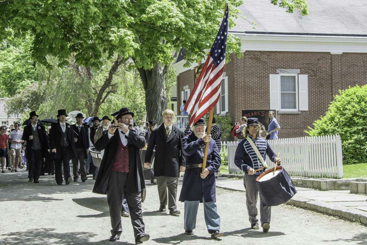 Memorial Day is always observed with great dignity at Mystic Seaport.