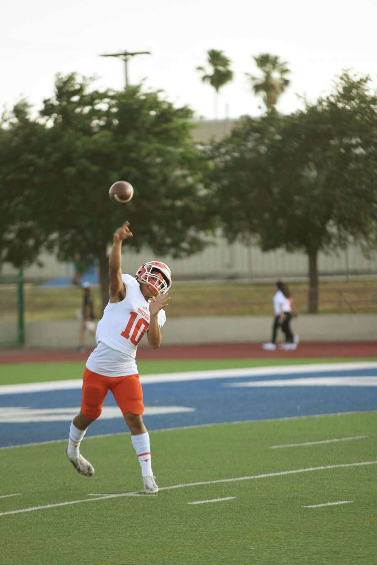Starting quarterback Wayo Huerta, LMT’s reigning Co-Newcomer of the Year, is heading into his junior season for United.