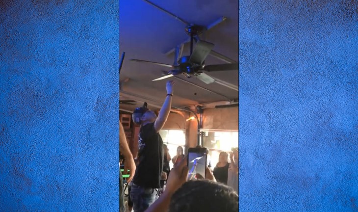 Watch Snake Removed After Customers See It Wrapped Around A Ceiling Watch Snake Removed After Customers See It Wrapped Around A Ceiling Fan Houston Chronicle