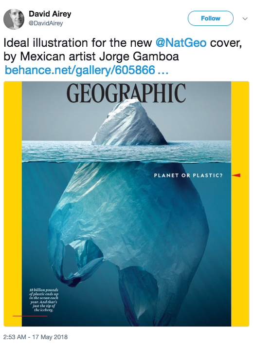 National Geographic Magazine - The miracle material has made modern life  possible. But more than 40 percent of it is used just once, and it's  choking our waterways. #PlanetOrPlastic