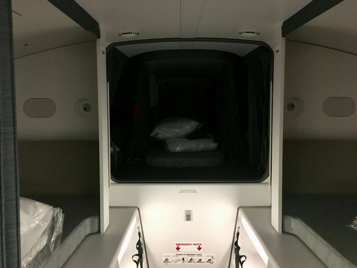 Delta A350' crew rest area- the best sleep on the plane!