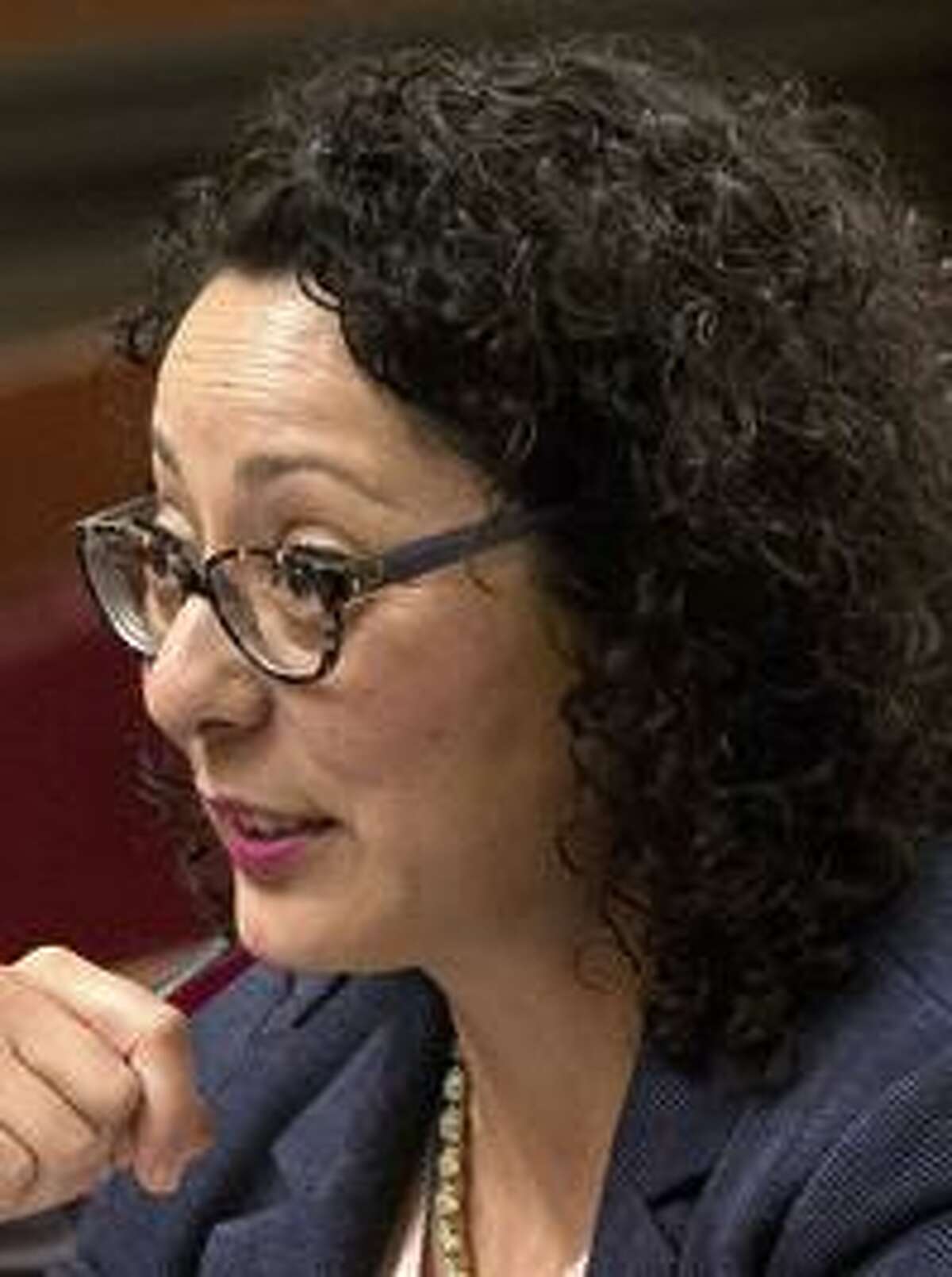 Assembly woman Cristina Garcia, an L.A. County Democrat, went on unpaid leave.