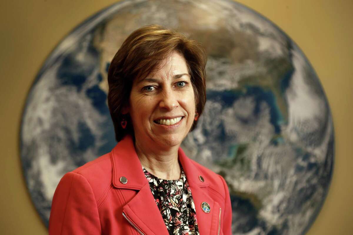 Dr. Ellen Ochoa, a veteran astronaut, is the eleventh director of the Johnson Space Center. She is JSC's first Hispanic director, and its second female director, photographed Wednesday, March 21, 2018, in Houston. She is retiring May 25.