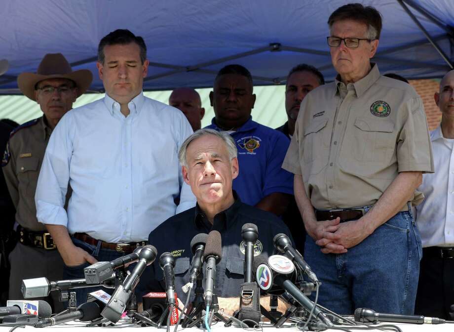 Image result for gov greg abbott press conference santa fe