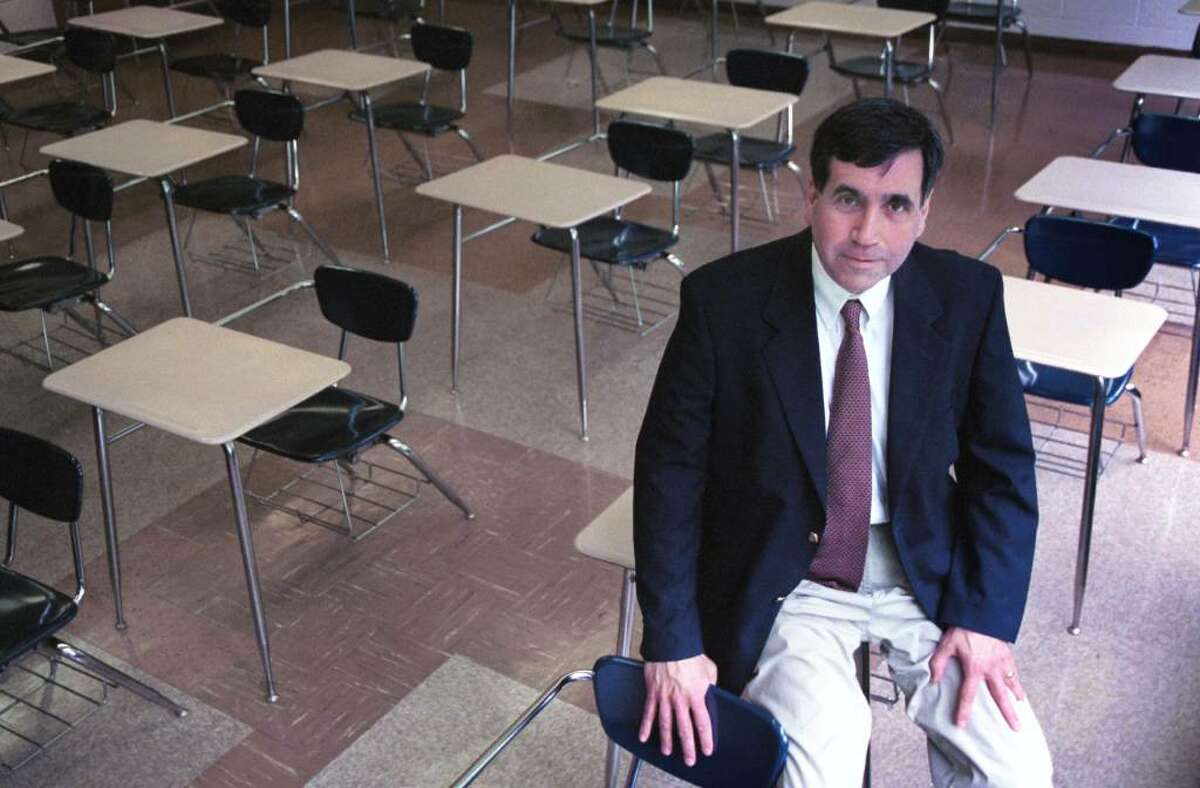 Robert D'Aquila, seen here in 2003 when he was named principal of Trinity Catholic High School. Dru Nadler/photo