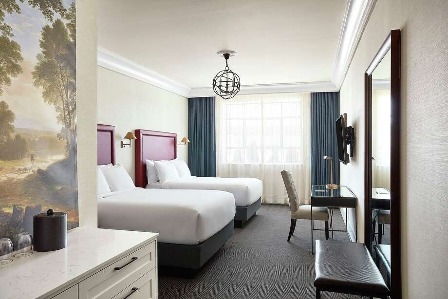 This is one of the rooms in the newly constructed Wick Hotel in Hudson. (Redburn Development)