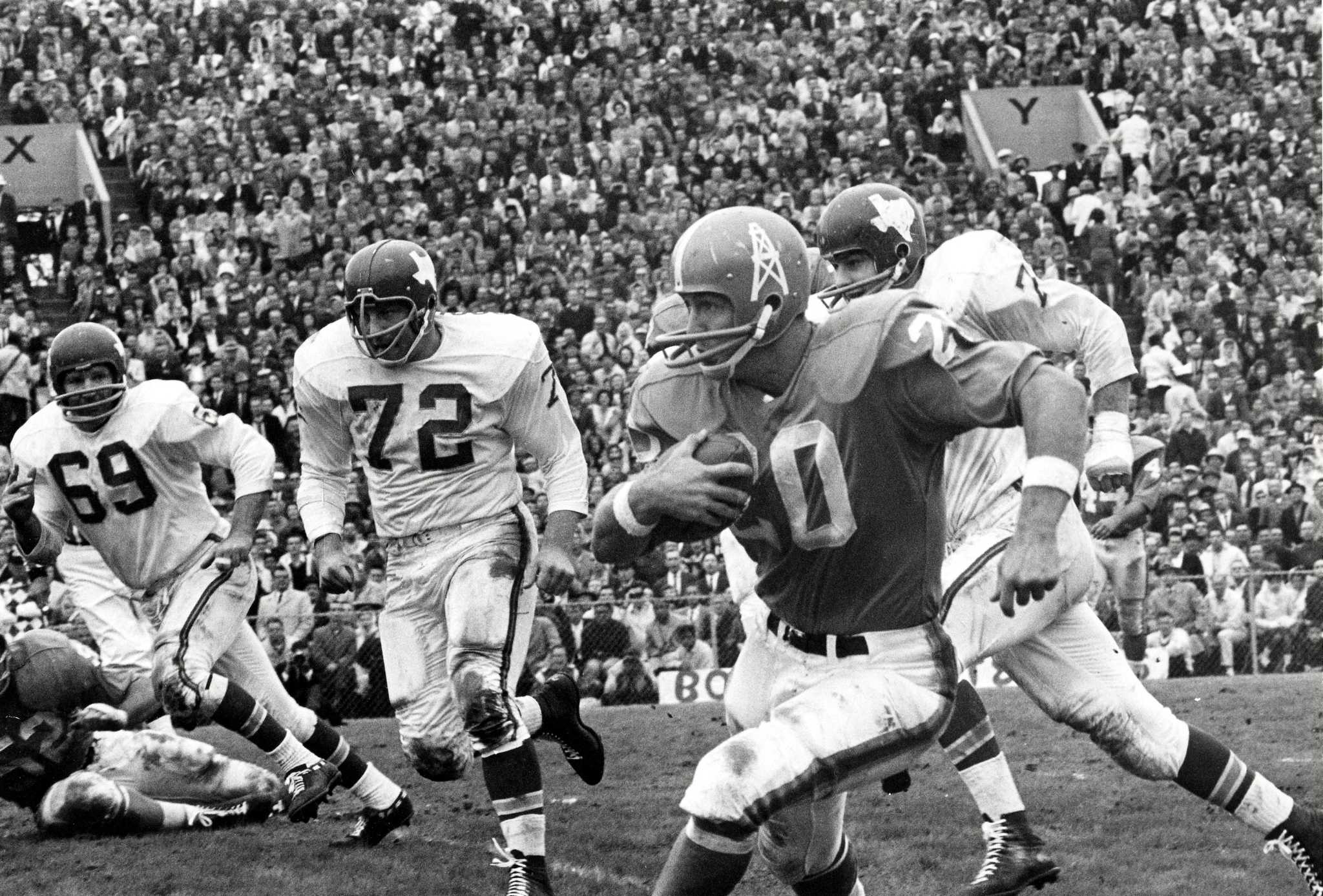 sports, American Football, game of the Houston Oilers, circa 1970,  Additional-Rights-Clearance-Info-Not-Available Stock Photo - Alamy