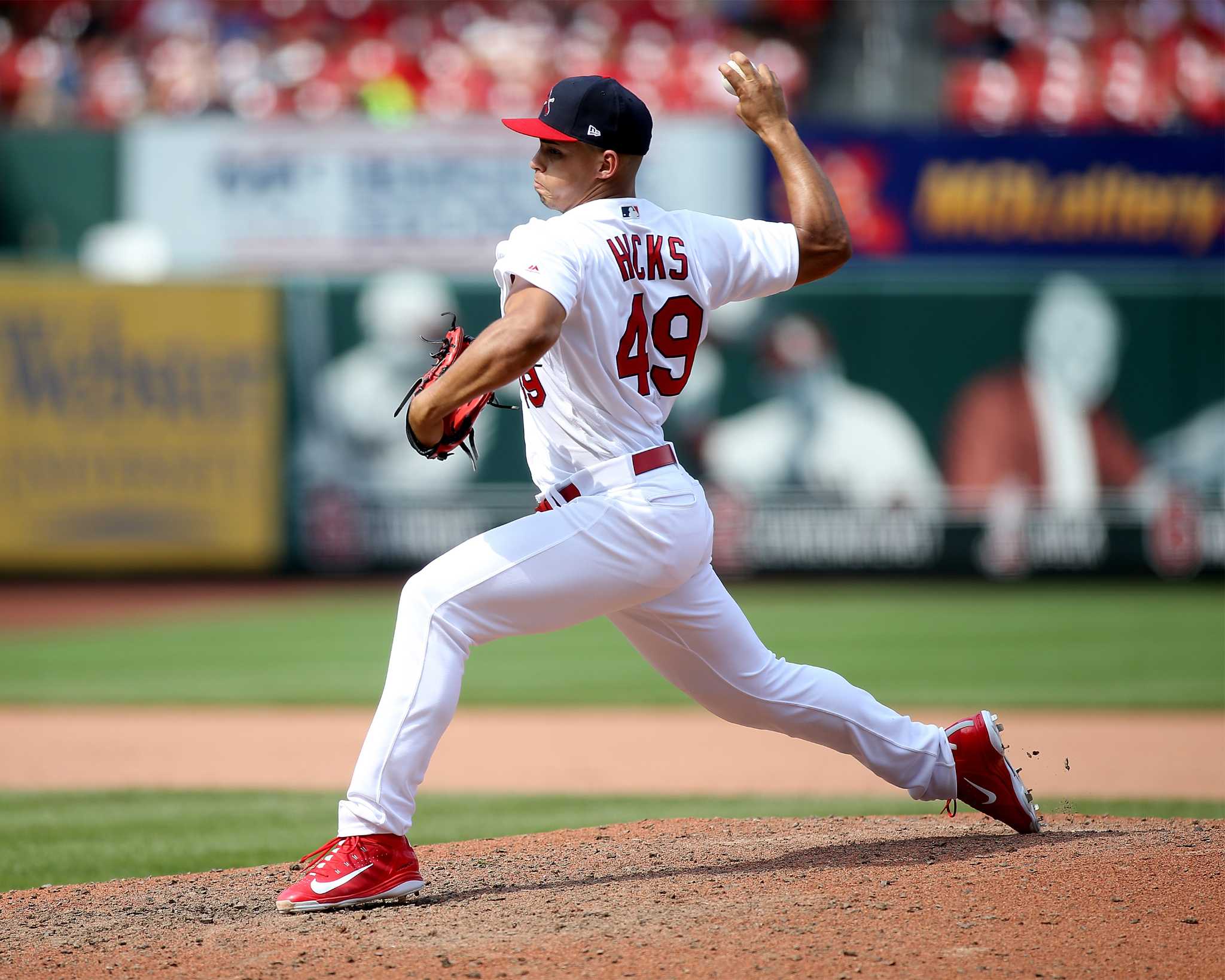 St. Louis Cardinals on X: A Cardinal since he was drafted in 2015, Jordan  Hicks posted a 3.98 and recorded 28 saves, appearing in five seasons in St.  Louis. Best of luck