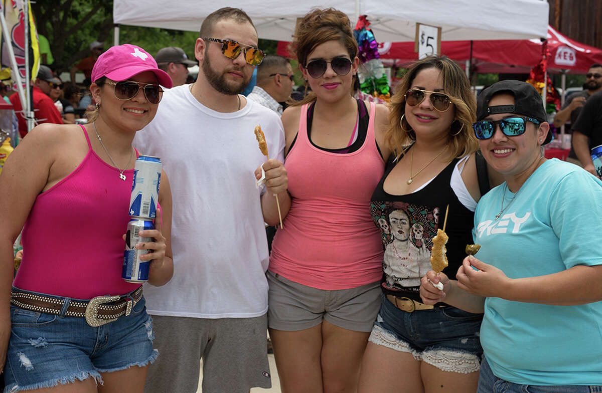 San Antonians indulged on a classic Alamo City matchup at the Big Red and Barbacoa Fest on Sunday, May 20, 2018.