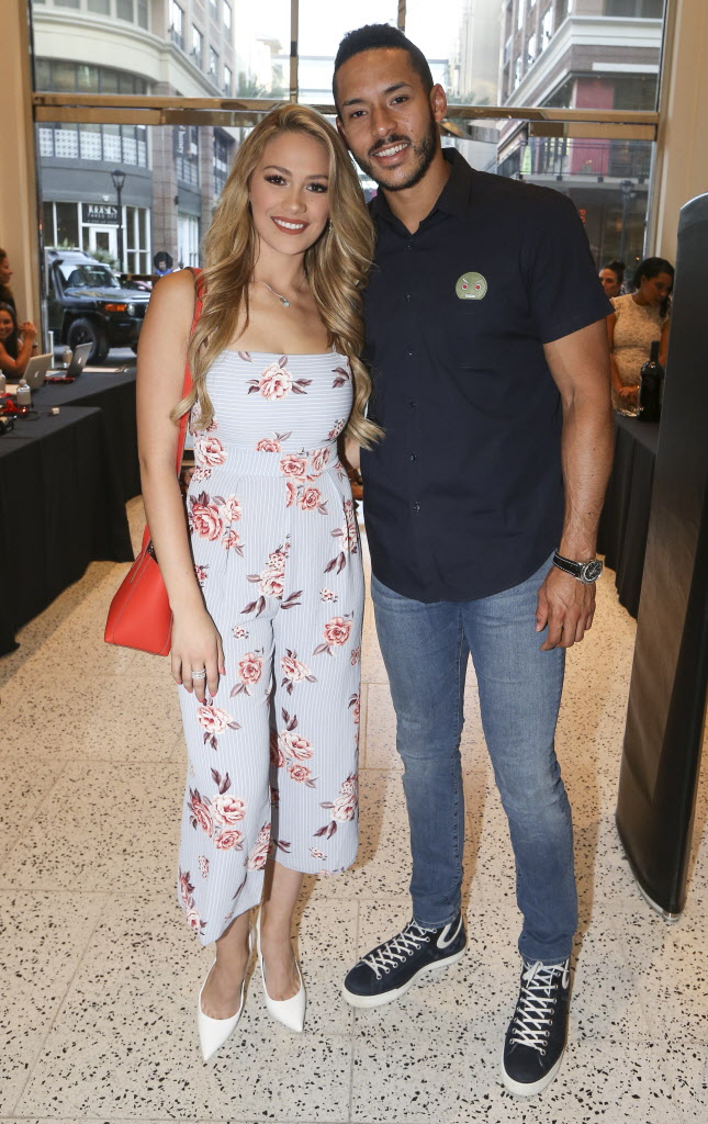 Houston Astros' Carlos Correa and wife Daniella embody