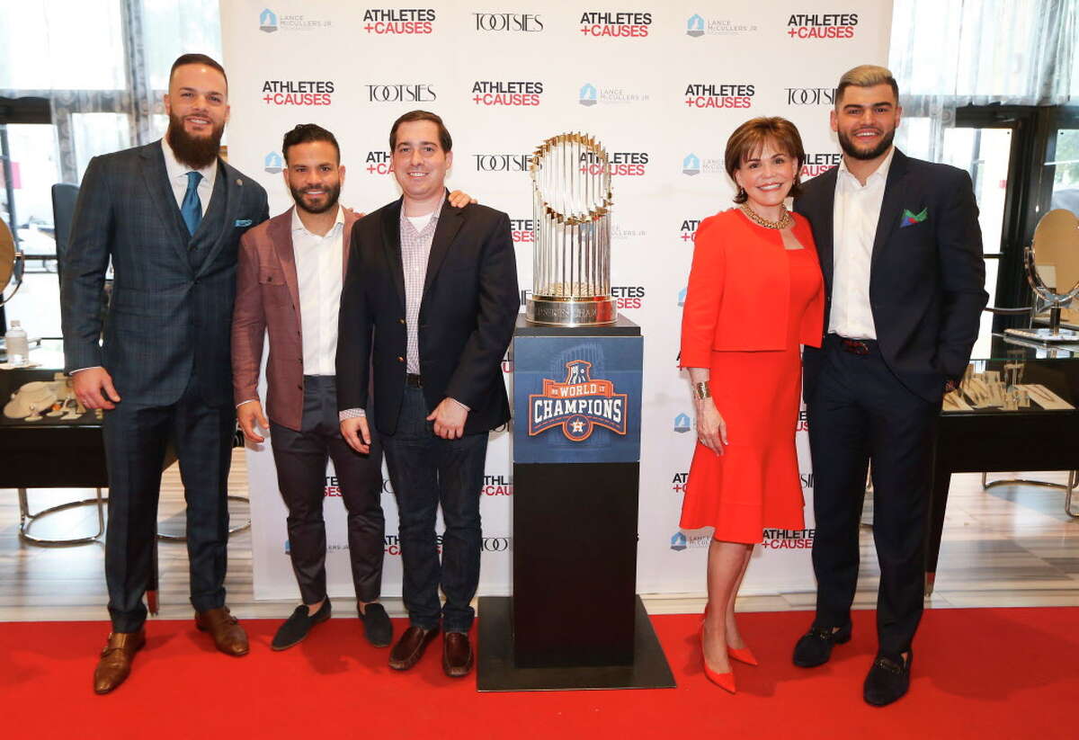 José Altuve Dallas Keuchel And Lance Mccullers Score A Home Run For Houston Charities At Tootsies 