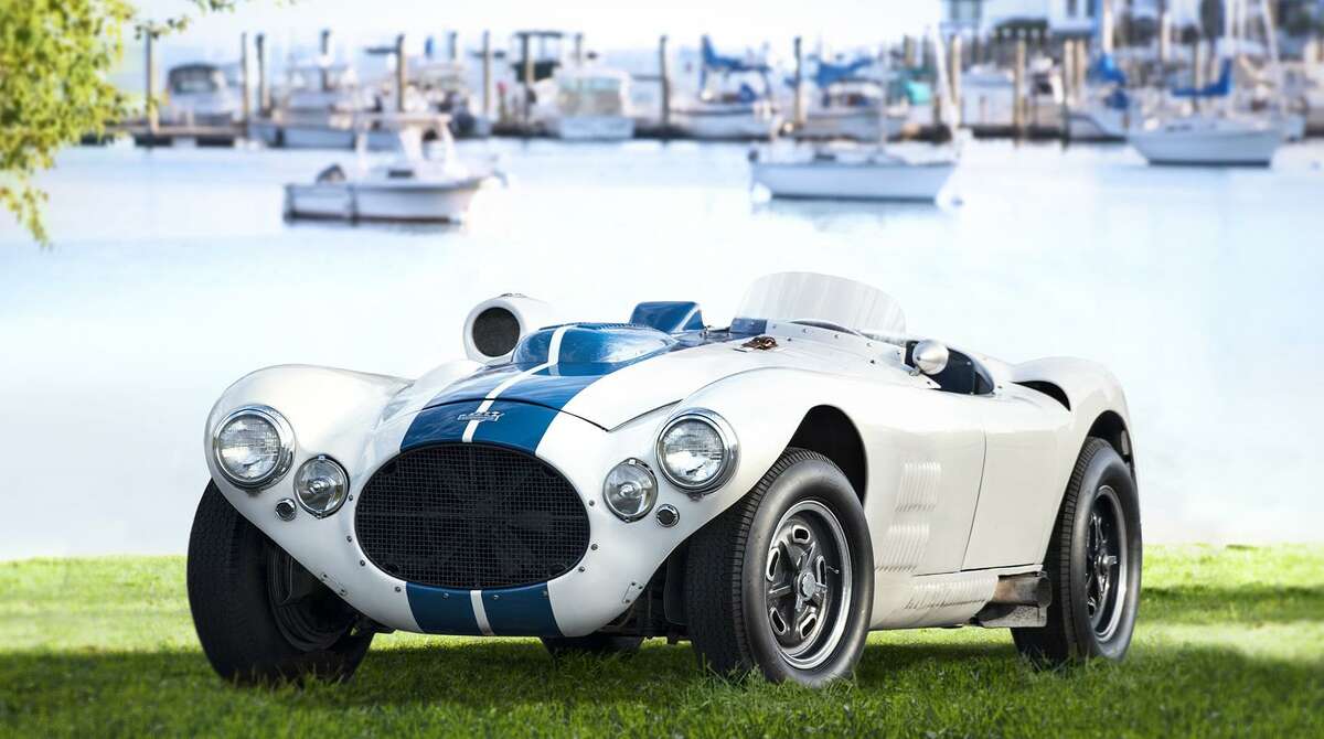 The 23rd annual Greenwich Concours d’Elegance, slated June 2-3, is at Roger Sherman Baldwin Park on scenic Greenwich Harbor. A collection of famous Briggs Cunningham race and street cars from the 1950s will be a highlight of the 2018 event. Above is the 1952 Cunningham C-4R, with Greenwich Harbor in the background.