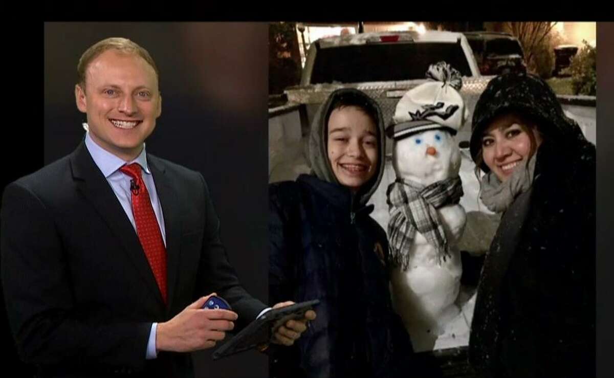 Similar to predecessor Steve Browne, KSAT's new chief meteorologist Adam Caskey brings his own fun touches to the job -- such as flashing photos of snowmen in crazy and Spurs-inspired getups during San Antonio's fluke snowfall last December.